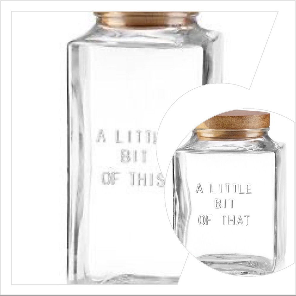 Kate Spade Glass Pantry Canister Set